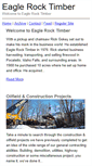 Mobile Screenshot of eaglerocktimber.com